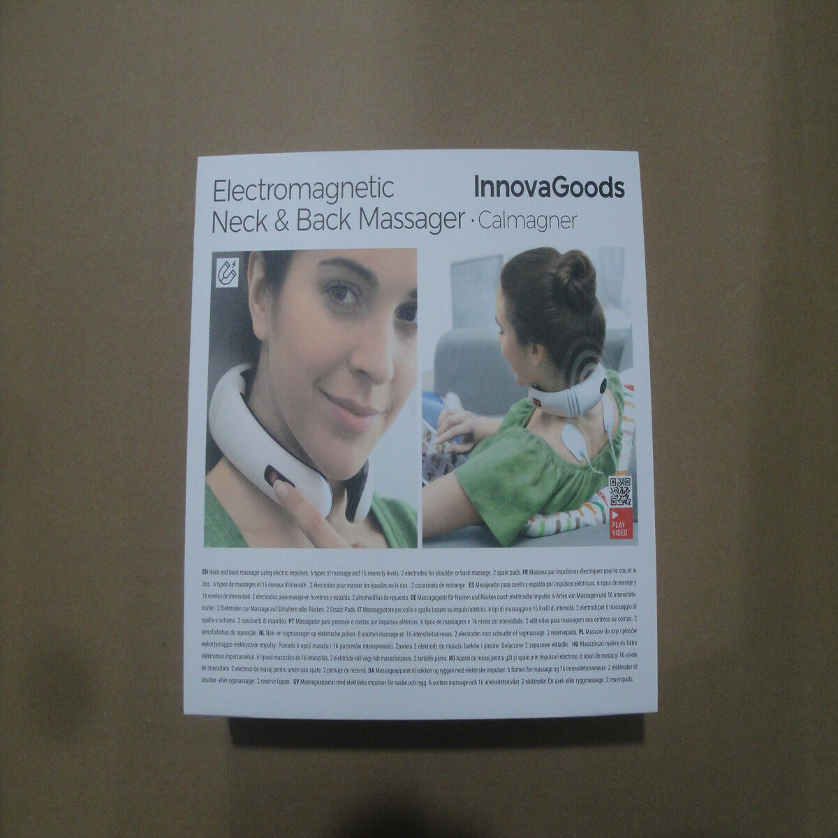 Electromagnetic Neck and Back Massager Calmagner InnovaGoods