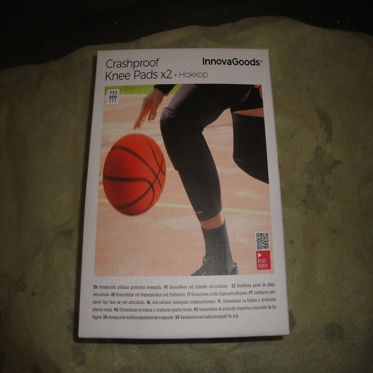 Honeycomb Anti-collision Knee Pads Hokkop InnovaGoods 2 Units