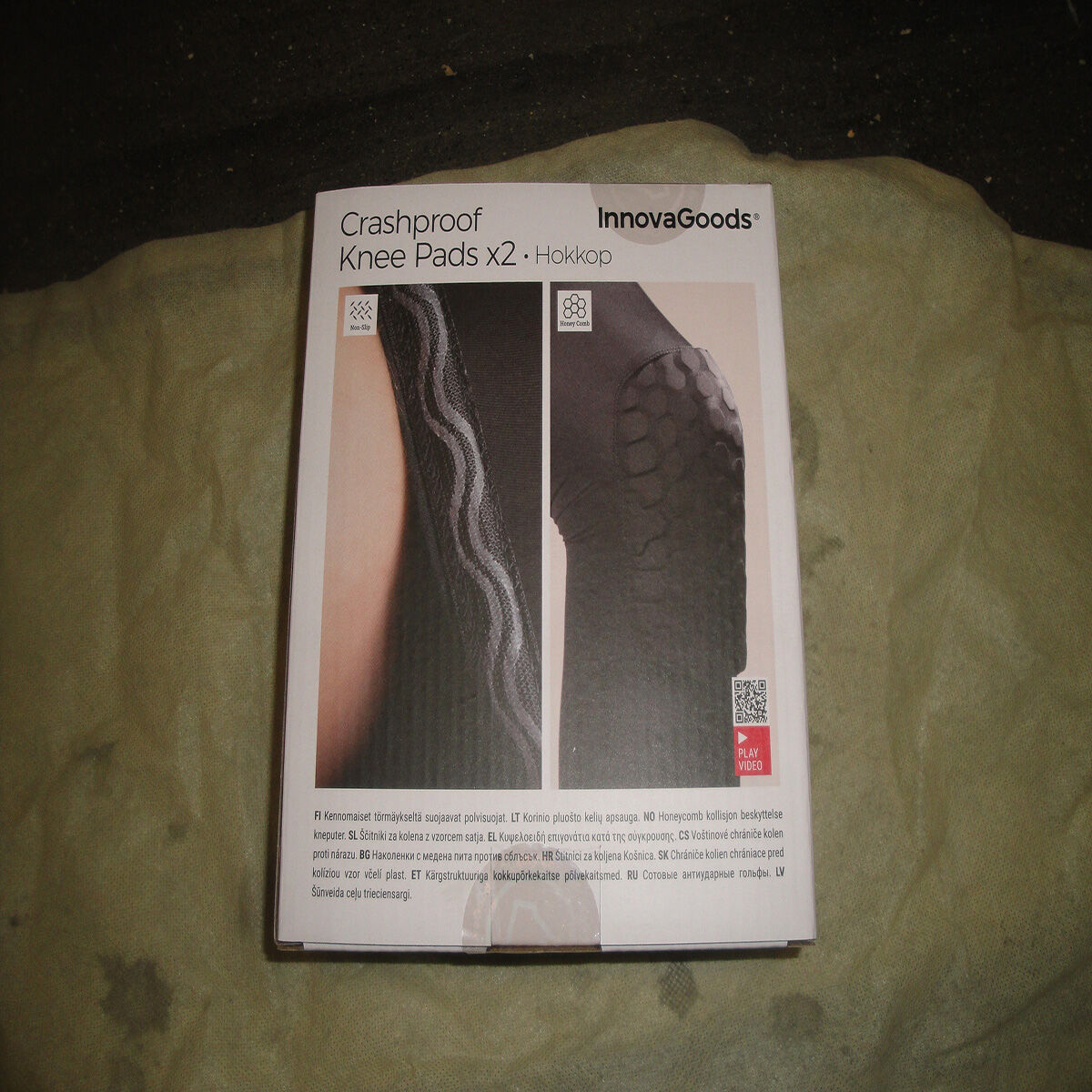 Honeycomb Anti-collision Knee Pads Hokkop InnovaGoods 2 Units