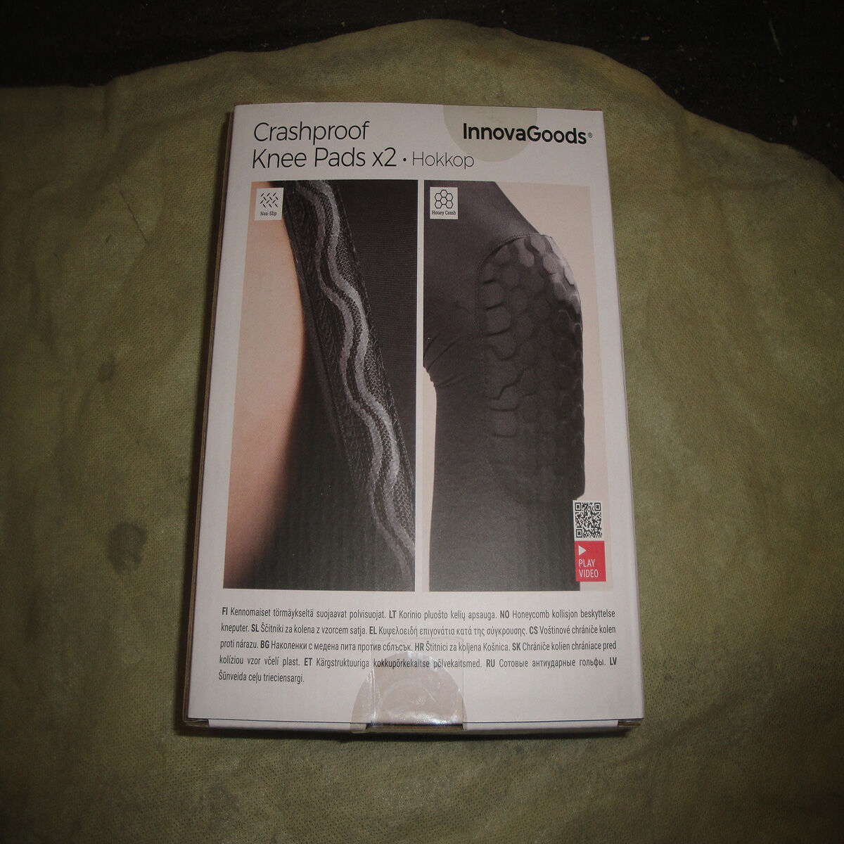 Honeycomb Anti-collision Knee Pads Hokkop InnovaGoods 2 Units