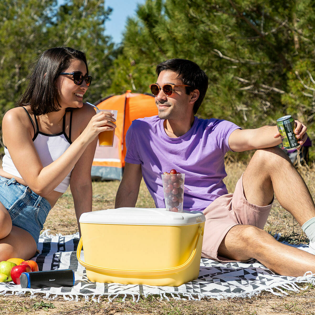 Portable Rigid Cooler Lilty InnovaGoods 15 L Yellow (Refurbished B)