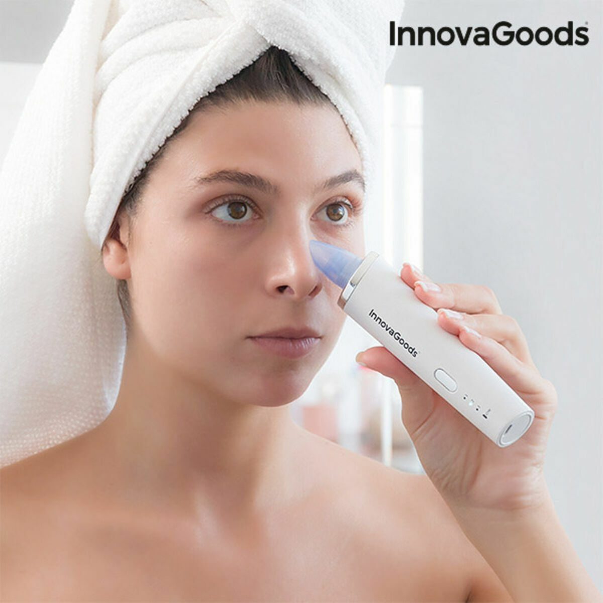 Electric Blackhead Facial Cleanser InnovaGoods PureVac (Refurbished A)