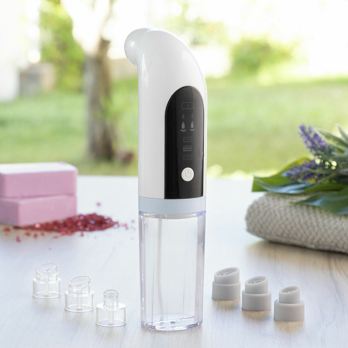 Rechargeable Facial Impurity Hydro-cleanser InnovaGoods Hyser White (Refurbished B)