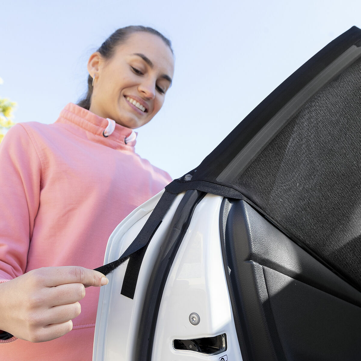 Mesh Sunshade for the Car UVlock InnovaGoods V0103468 (Refurbished B)