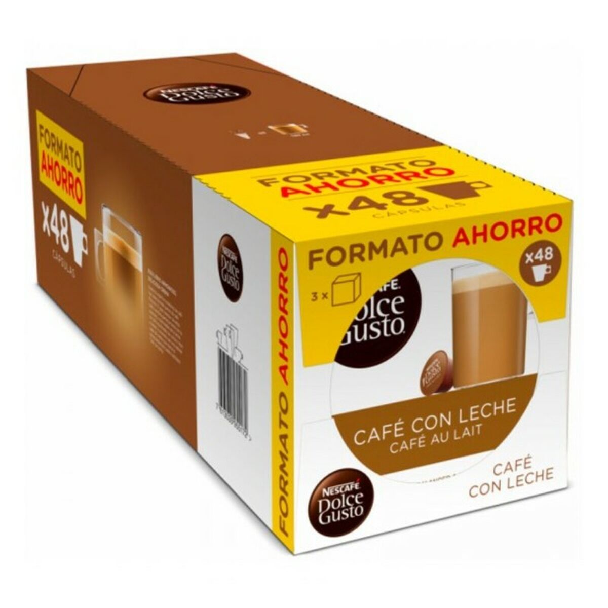 Coffee Capsules Nescafé Dolce Gusto Cafe Au Lait (48 uds) Coffee Capsules Nescafé Dolce Gusto Cafe Au Lait (48 uds)