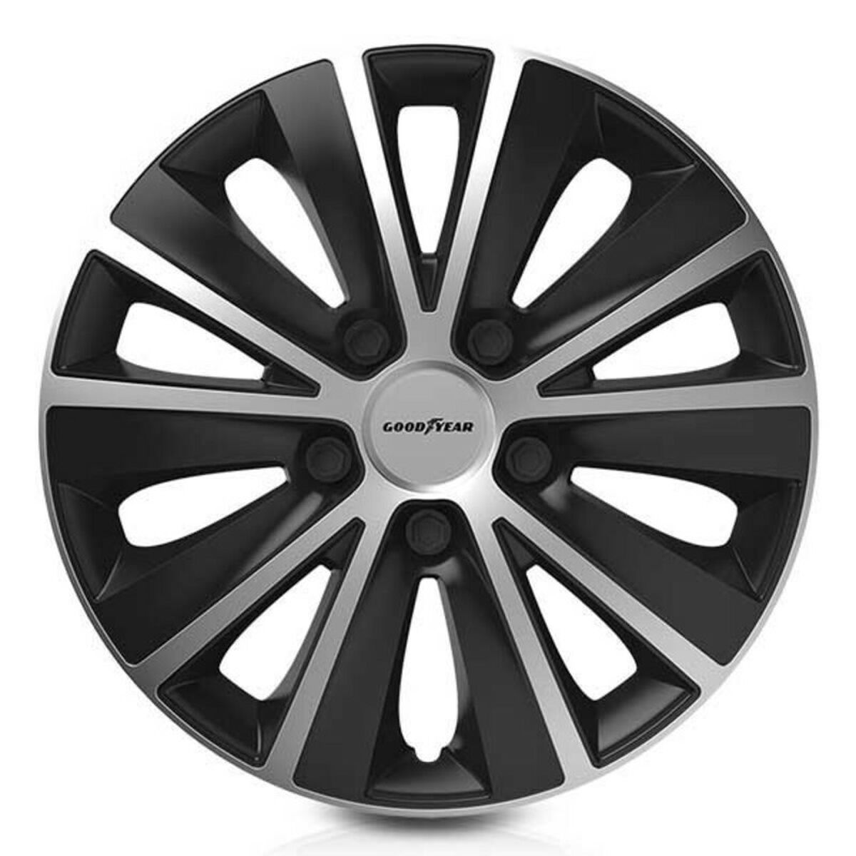 Hubcap Goodyear Monaco Black Silver 16″ (4 uds)