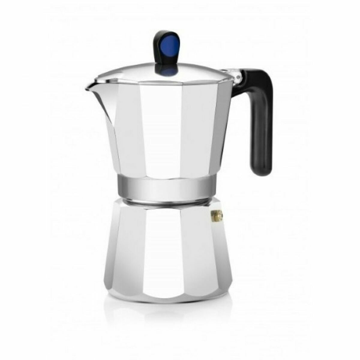 Italian Coffee Pot Monix 5300045871 Steel Aluminium 12 Cups Italian Coffee Pot Monix 5300045871 Steel Aluminium 12 Cups