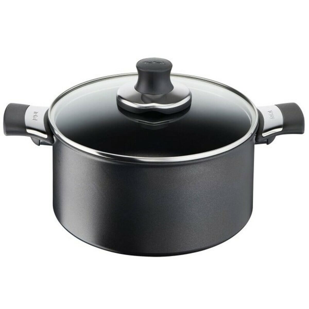 Casserole with lid Tefal EXCELLENCE 20CM  20 cm 2,8 L Black Aluminium