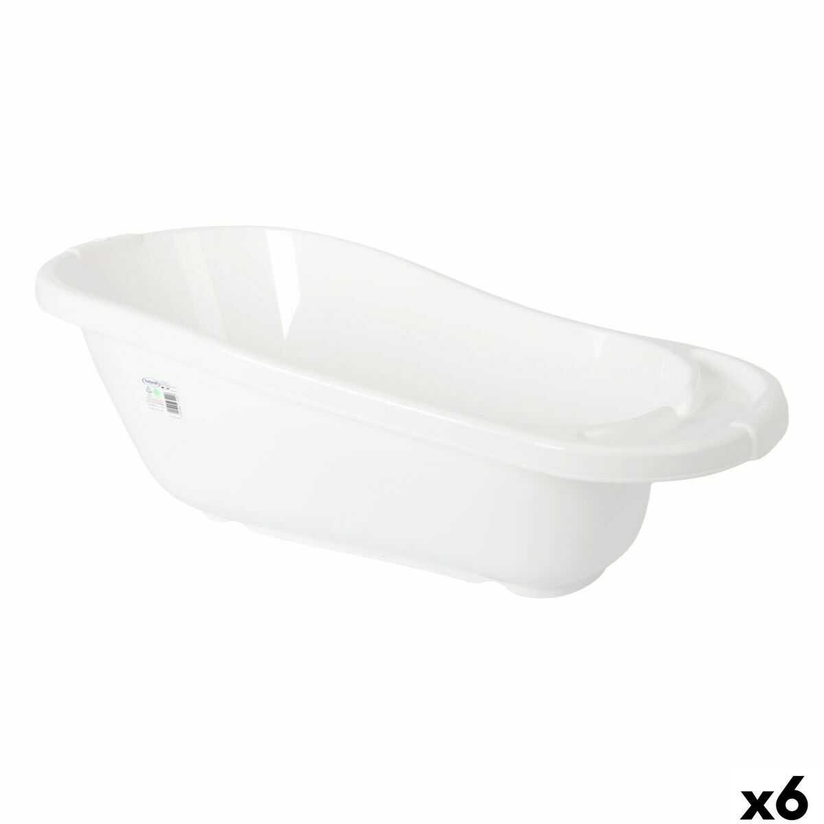 Bathtub Tontarelli Baby White 80 x 41 x 27 cm (6 Units)
