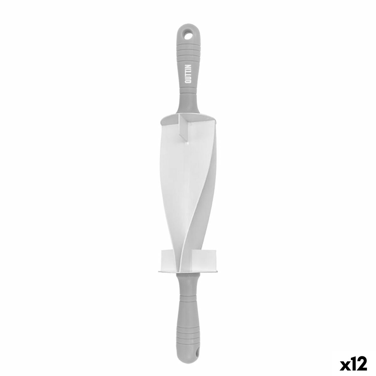 Rolling pin with shapes Quttin CROISSANT 38 x 6,5 cm (12 Units)