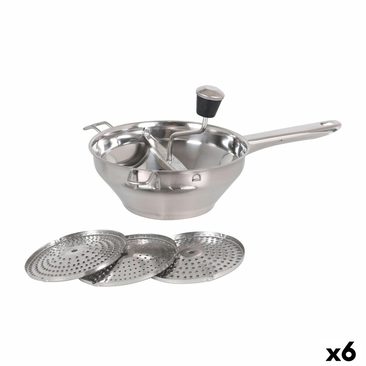 Puree Maker Quttin Quttin Steel 20 x 35 x 12 cm (6 Units)