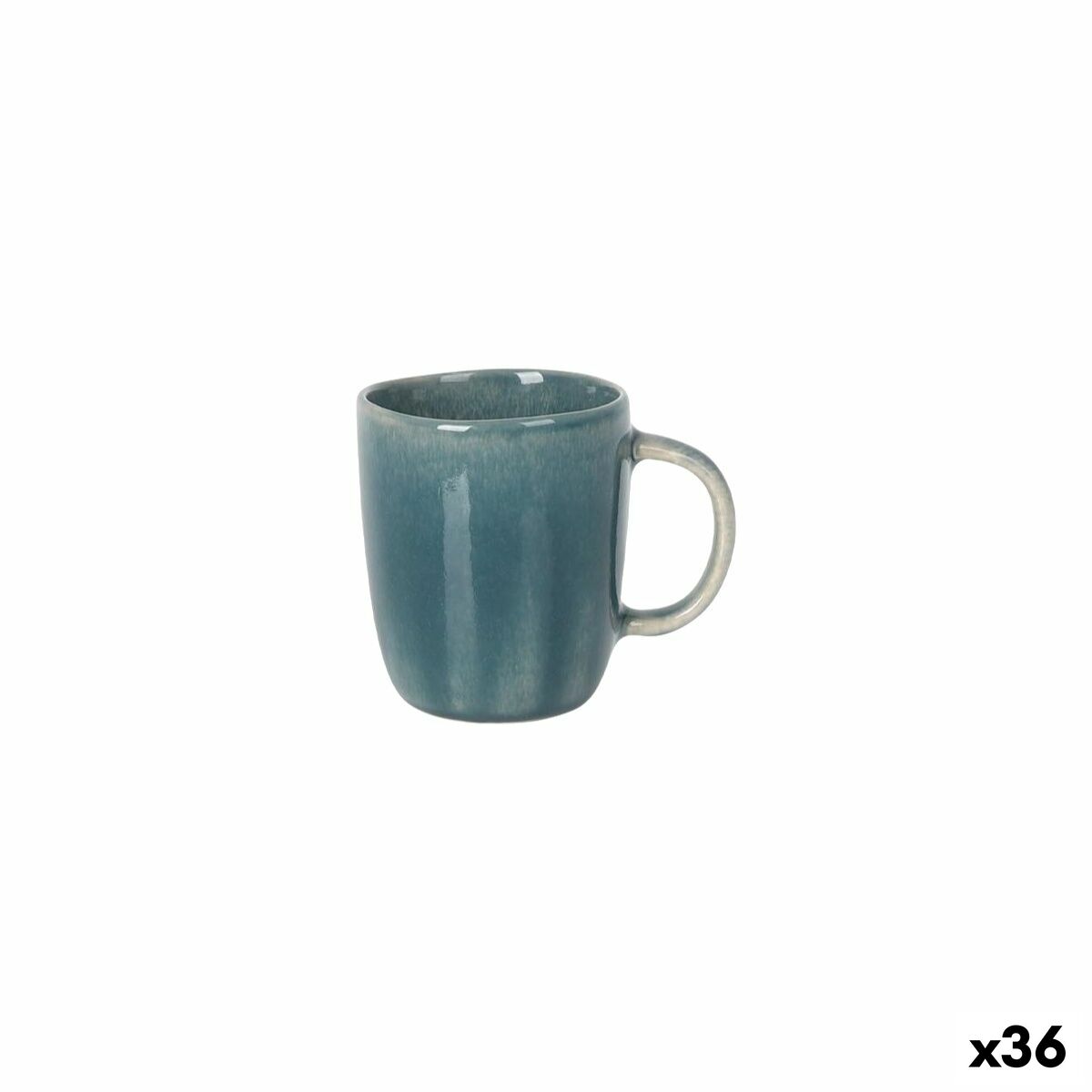 Mug La Mediterránea Ocean blue 90 ml (36 Units) Mug La Mediterránea Ocean blue 90 ml (36 Units)