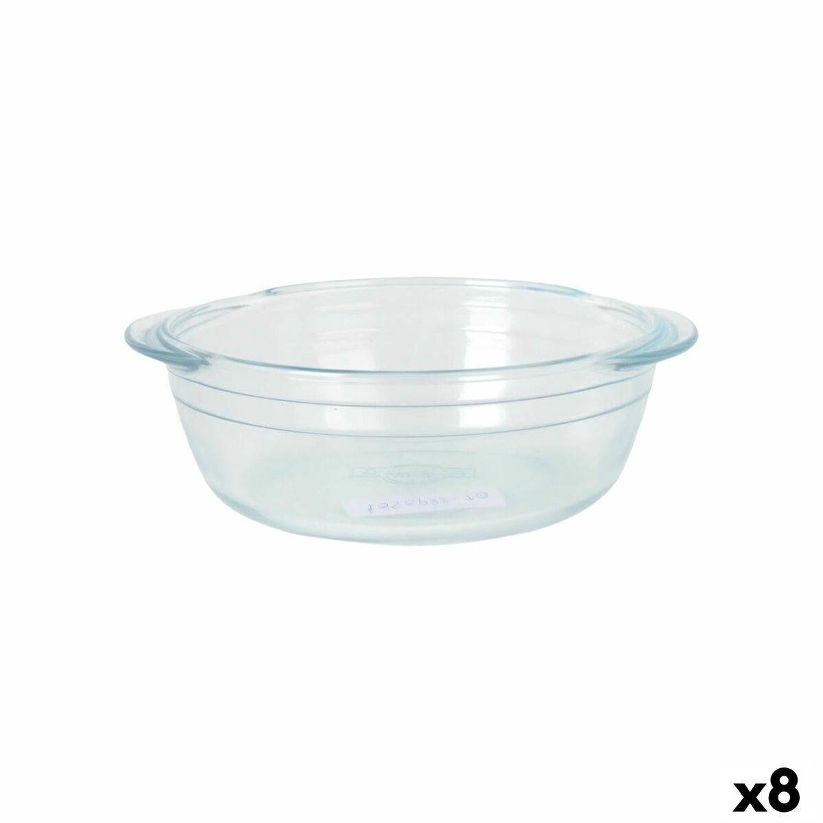 Serving Platter Quttin Quttin Glass 1 L 20 cm (8 Units)