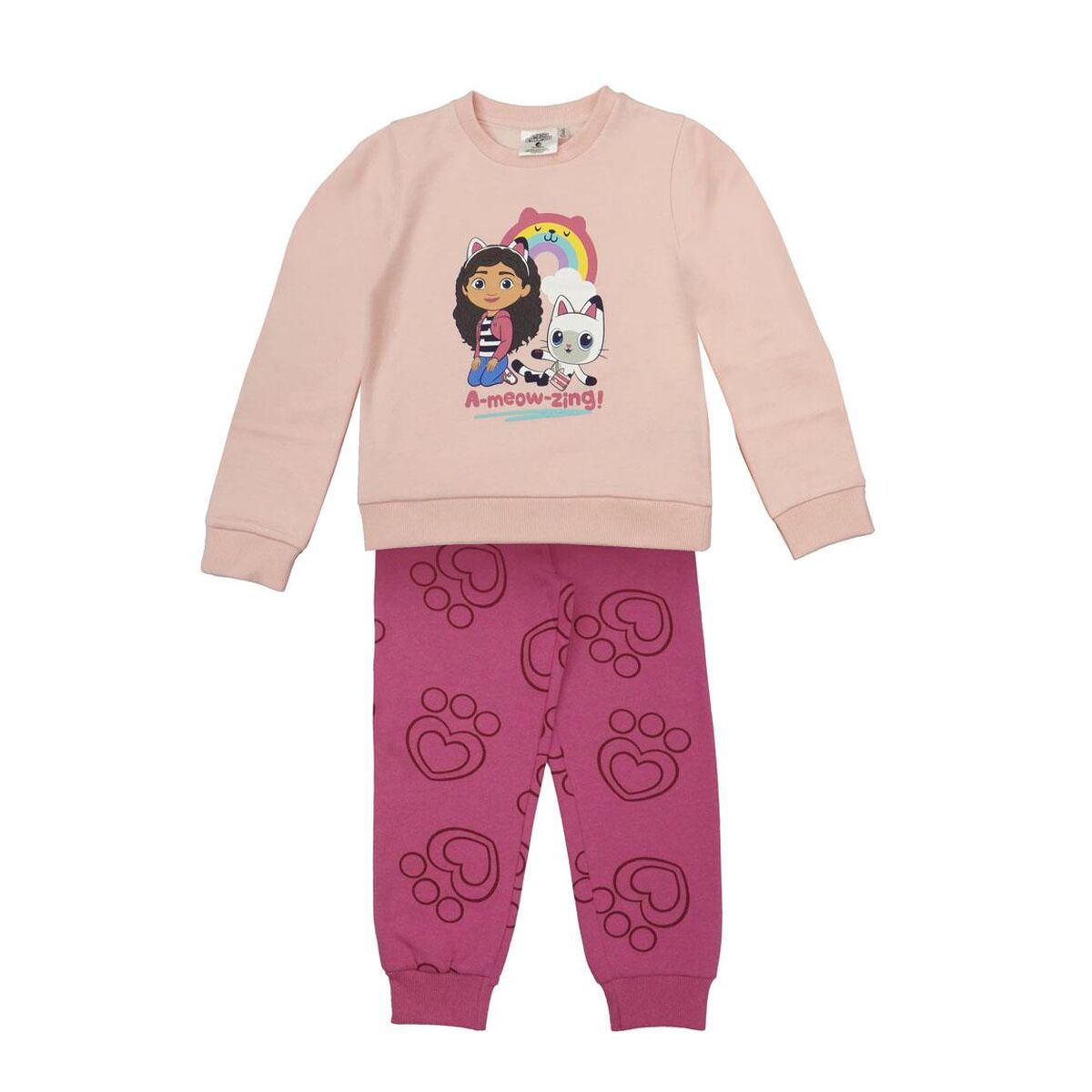 Children’s Tracksuit Gabby’s Dollhouse Pink Children’s Tracksuit Gabby’s Dollhouse Pink