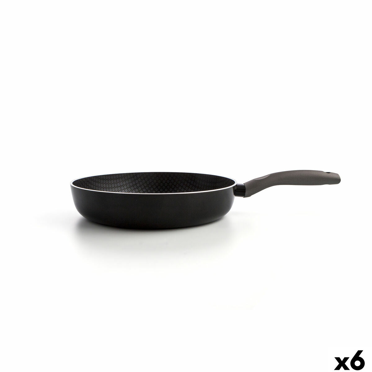 Pan Quid Honey Black Metal Ø 28 cm (6 Units)