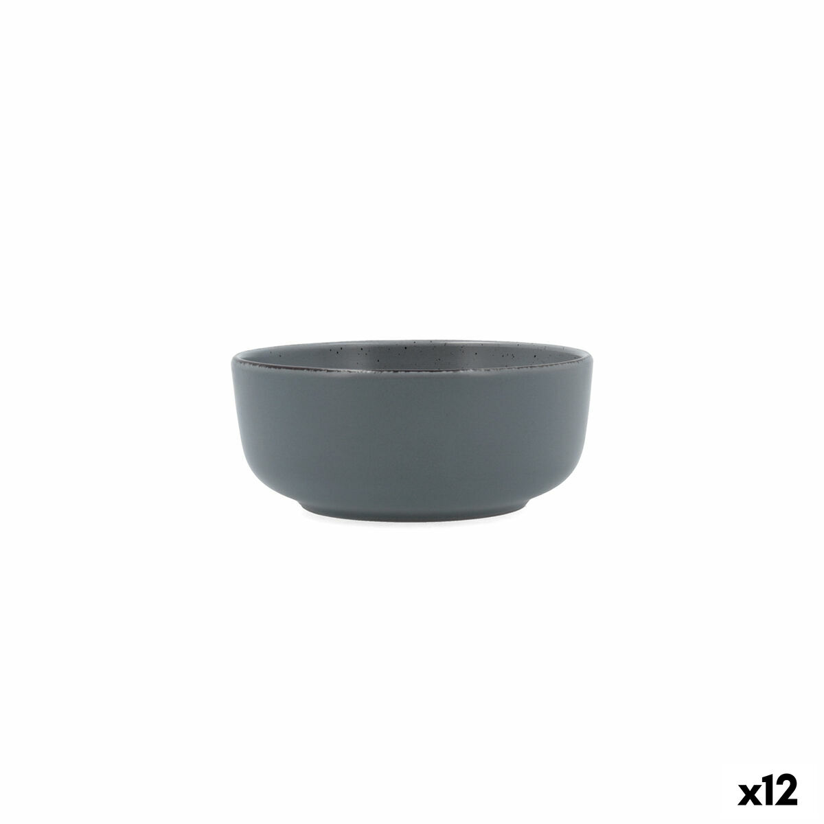 Snack Bowl Quid Duna Grey Ceramic 15 x 15 cm (12 Units)
