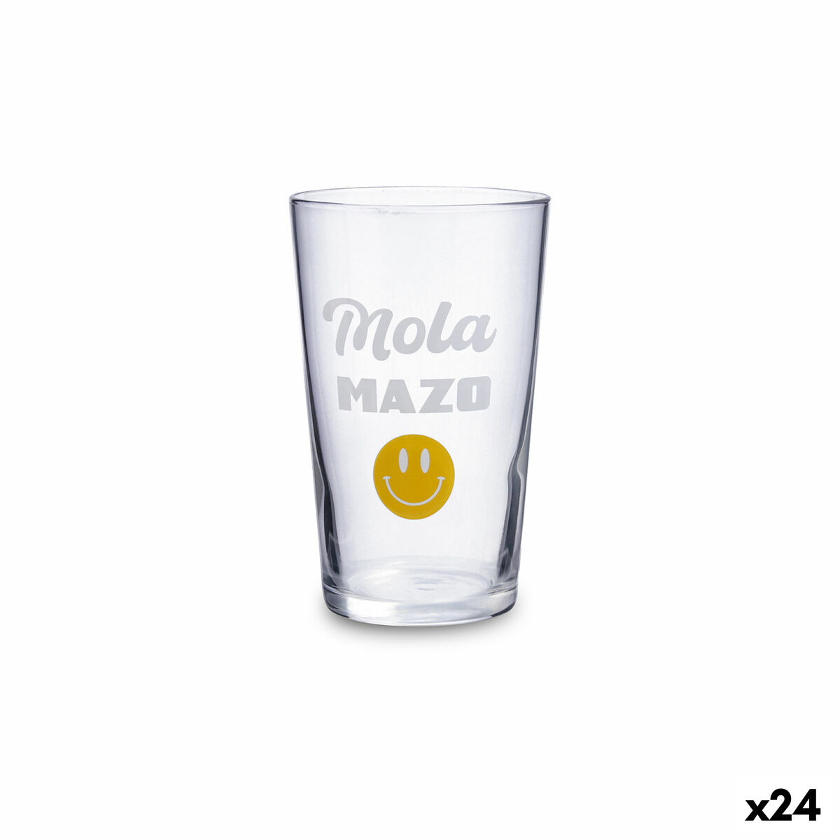 Glass Luminarc Frases 90 Transparent Glass 500 ml (24 Units)