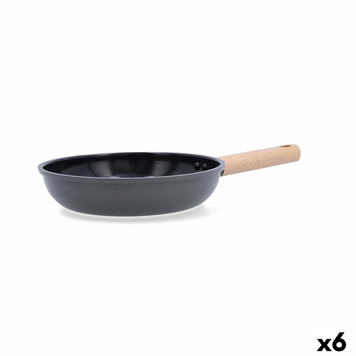 Pan Bidasoa Mia Grey Metal  22 cm (6 Units)