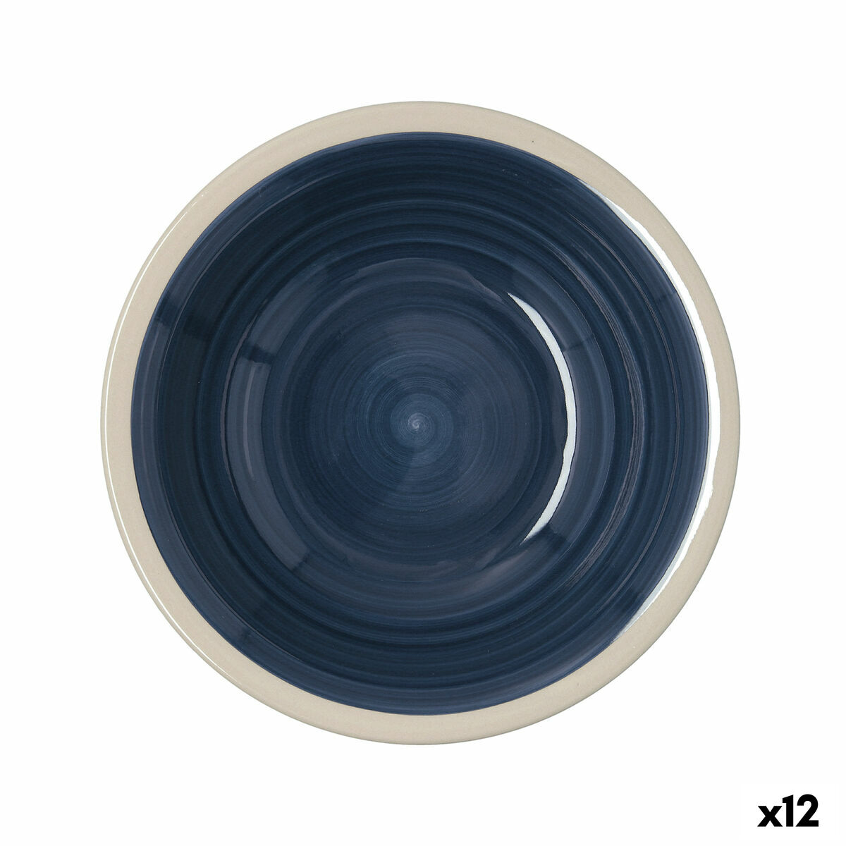 Deep Plate Quid Baltic Beige Ceramic  21,5 cm (12 Units)