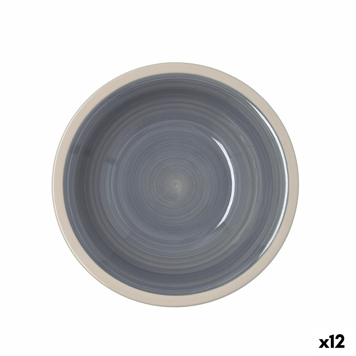 Deep Plate Quid Baltic Beige Ceramic  21,5 cm (12 Units)
