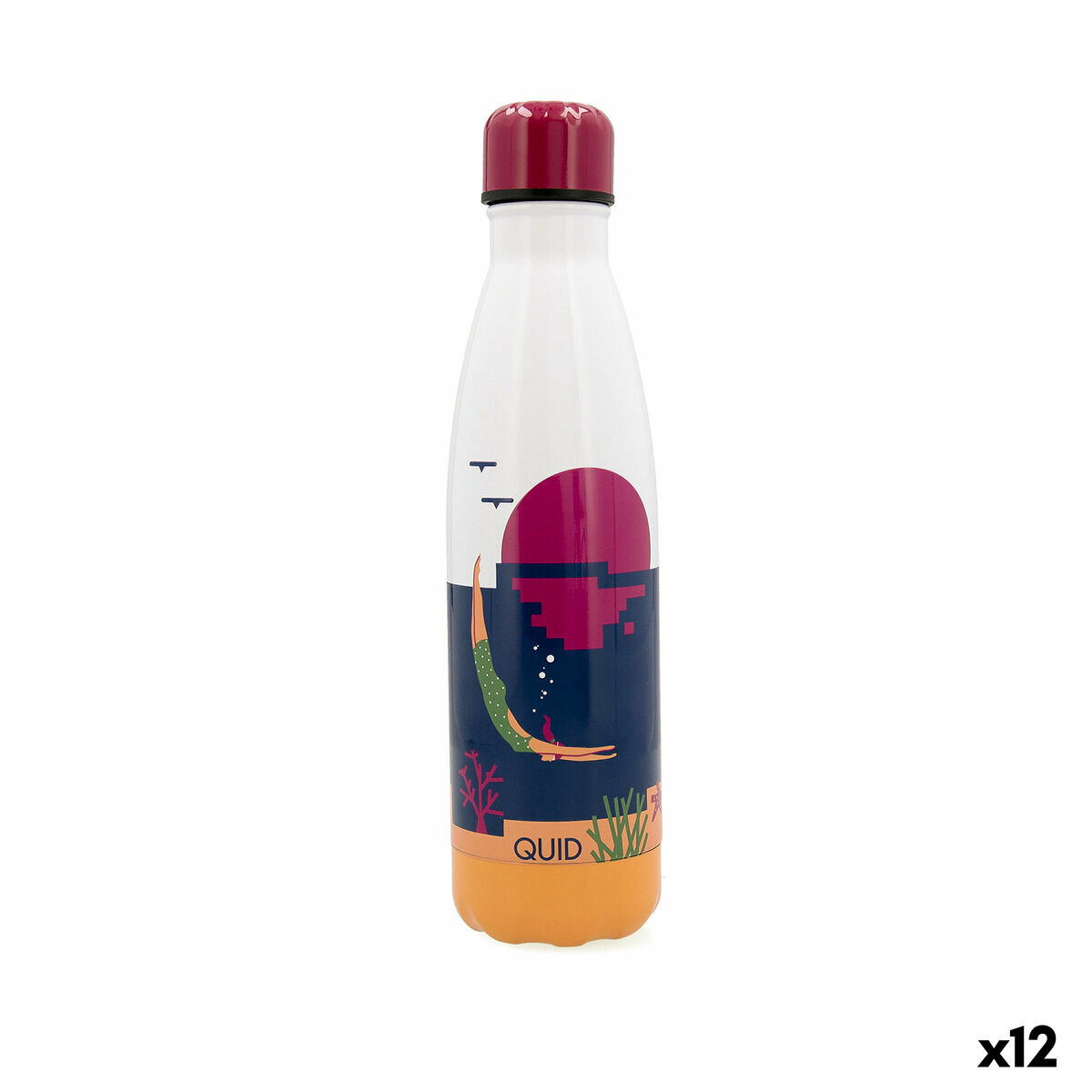 Thermal Bottle Quid Dream Blue 500 ml (12 Units)