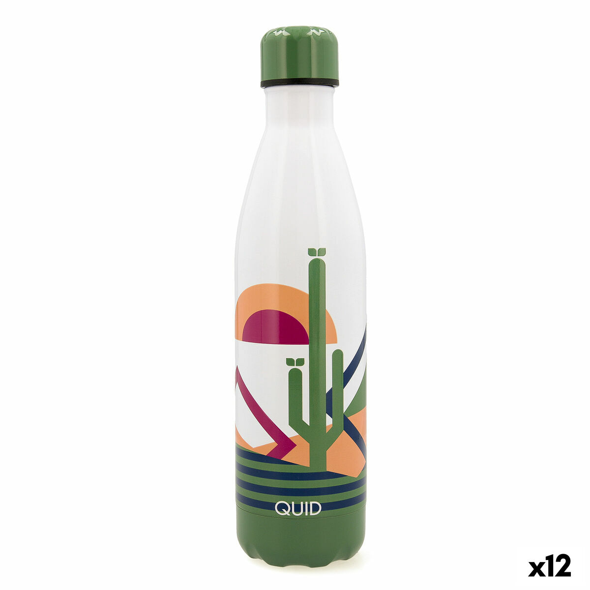 Thermal Bottle Quid Dream Green 750 ml (12 Units)