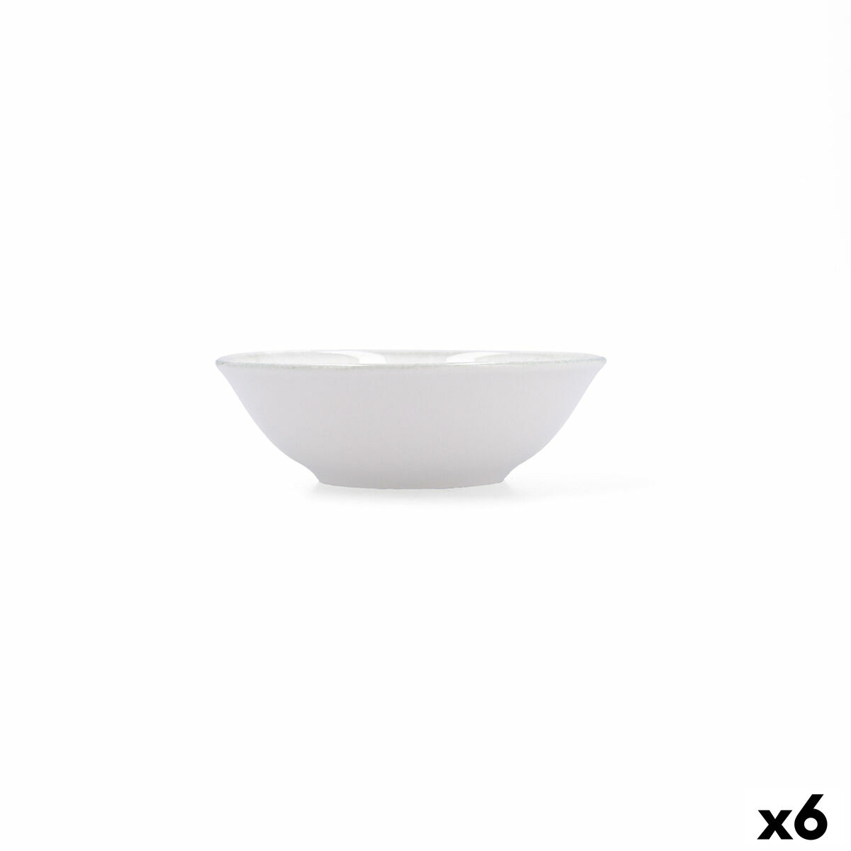 Snack Bowl Bidasoa Kai Hydrozero White Ceramic (6 Units)
