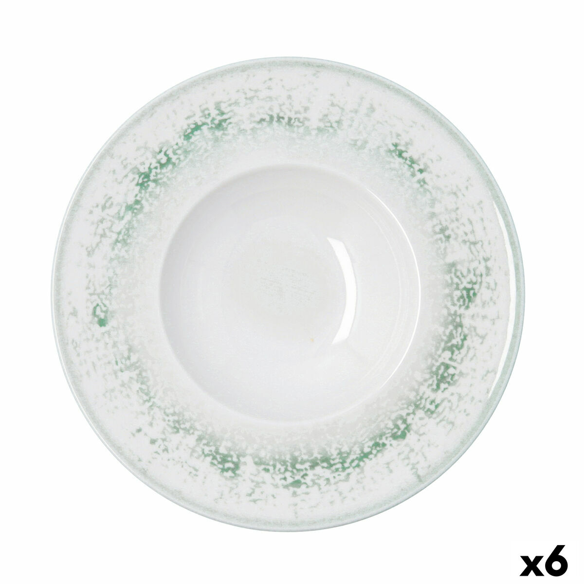 Pasta Dish Bidasoa Kai Hydrozero White Ceramic  26 cm (6 Units)
