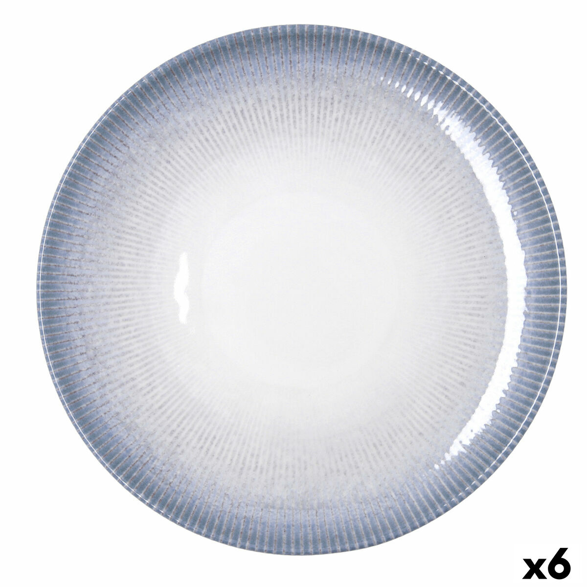 Pizza Plate Bidasoa Lea Hydrozero White Ceramic  30 cm (6 Units)