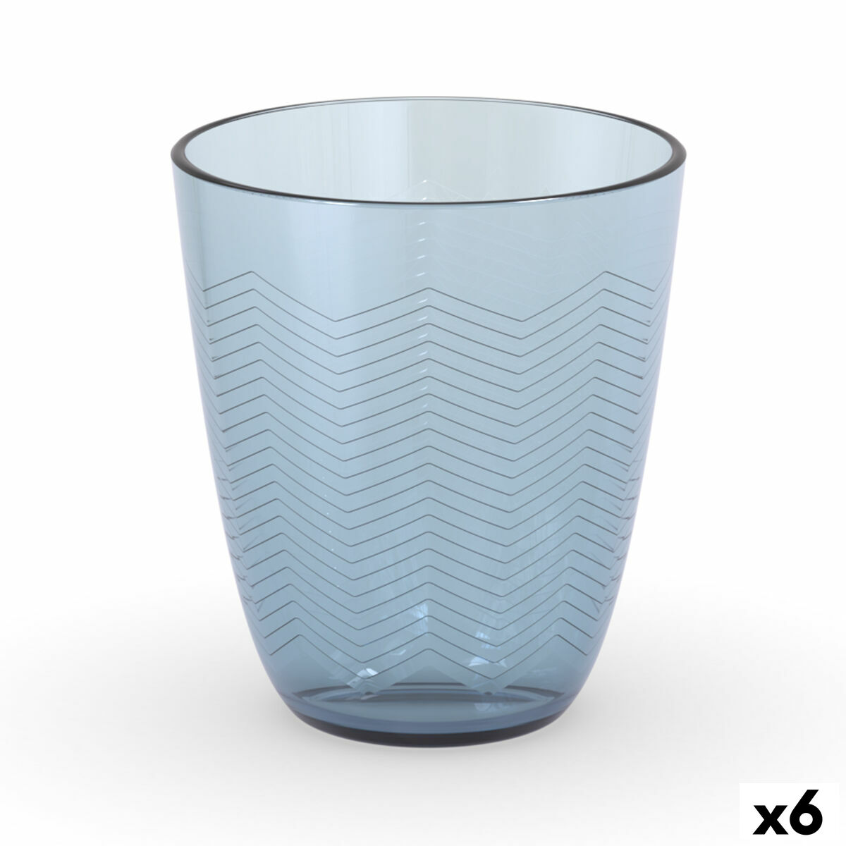 Glass for water Luminarc Concepto Blue Glass 310 ml (6 Units)