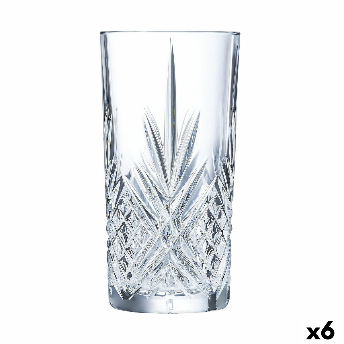 Glass Luminarc Eugene Transparent Glass 380 ml (6 Units)