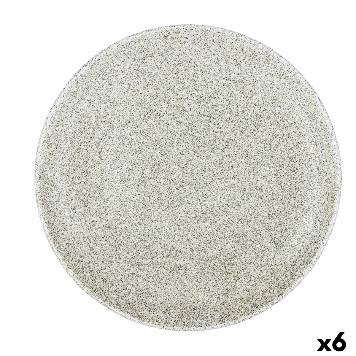 Pizza Plate Bidasoa Element Hydrozero Beige Ceramic  30 cm (6 Units)