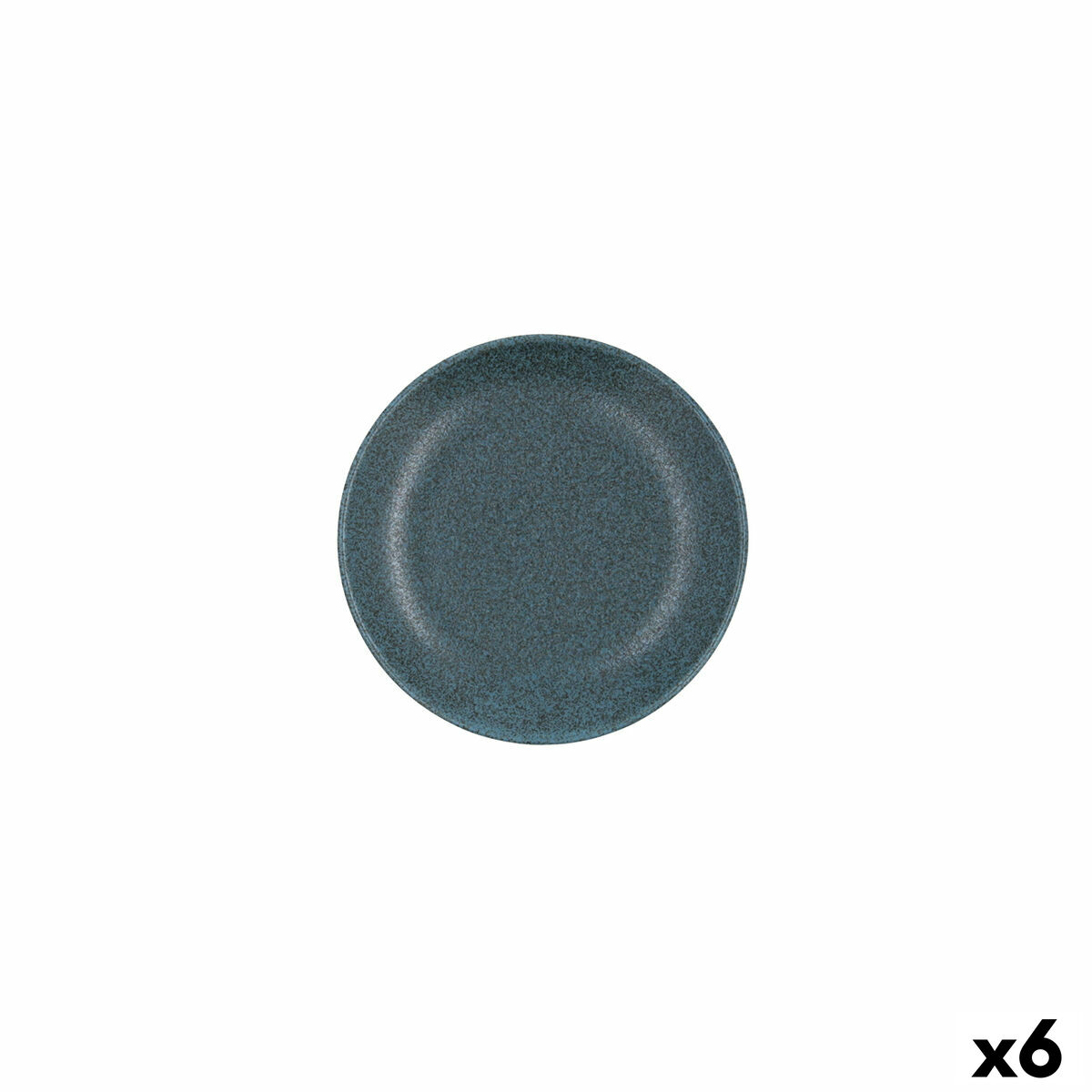 Plate Bidasoa Element Hydrozero Blue Ceramic  15 cm Bread (6 Units)