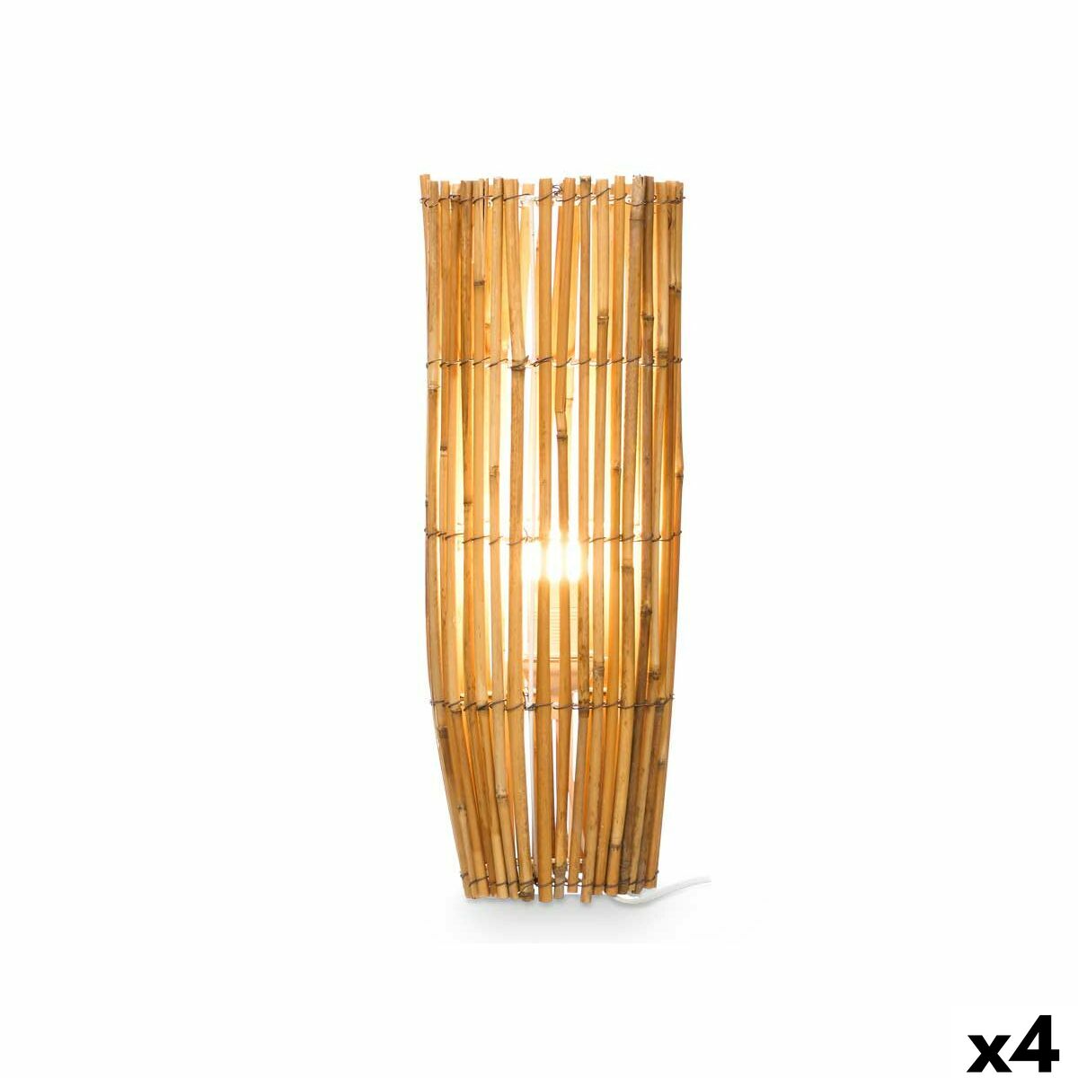 Floor Lamp HY8162D Natural 18,5 x 53 x 18,5 cm (4 Units)