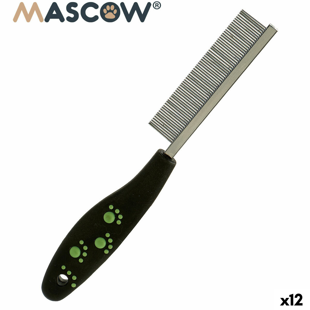 Hairstyle Mascow 27793 Black Red Green Polyester Steel 4 x 20,5 x 1,5 cm 12 Units Hairstyle Mascow 27793 Black Red Green Polyester Steel 4 x 20,5 x 1,5 cm 12 Units
