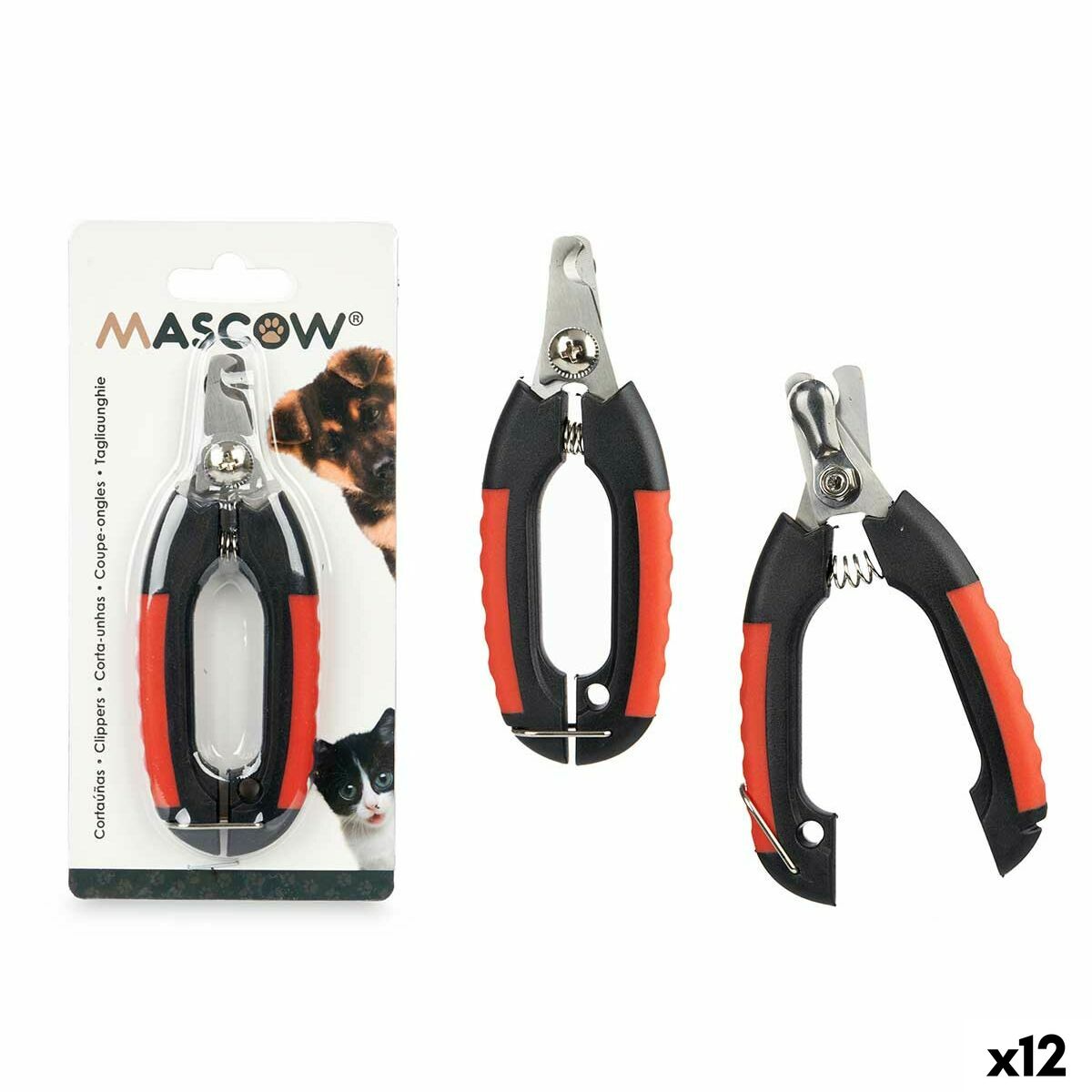 Nail clippers Mascow AR1807057 12 Units Nail clippers Mascow AR1807057 12 Units