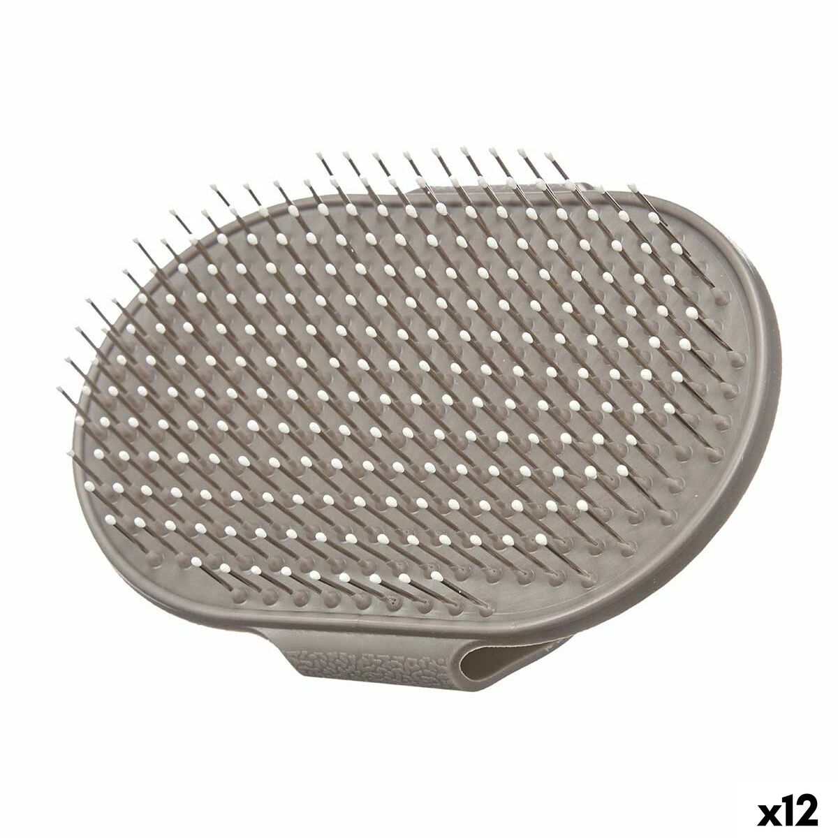 Dog Brush Mascow 335 Grey 13 x 3,5 x 10 cm (12 Units) Dog Brush Mascow 335 Grey 13 x 3,5 x 10 cm (12 Units)