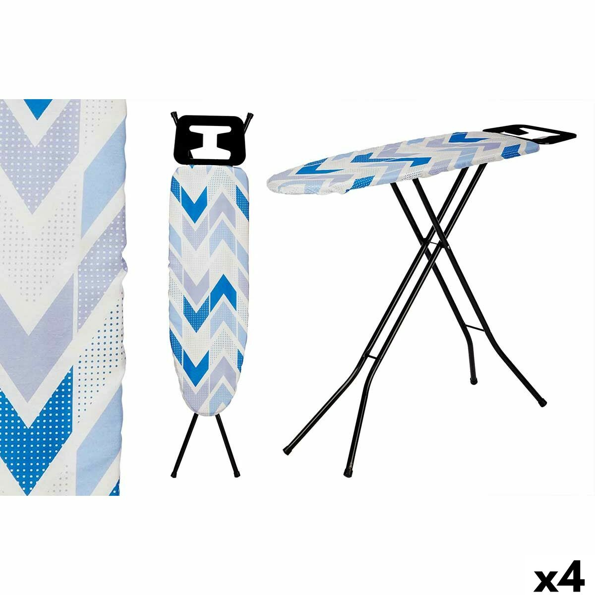 Ironing board Kipit 18358 – CB-220 Blue Metal Cloth (4 Units)