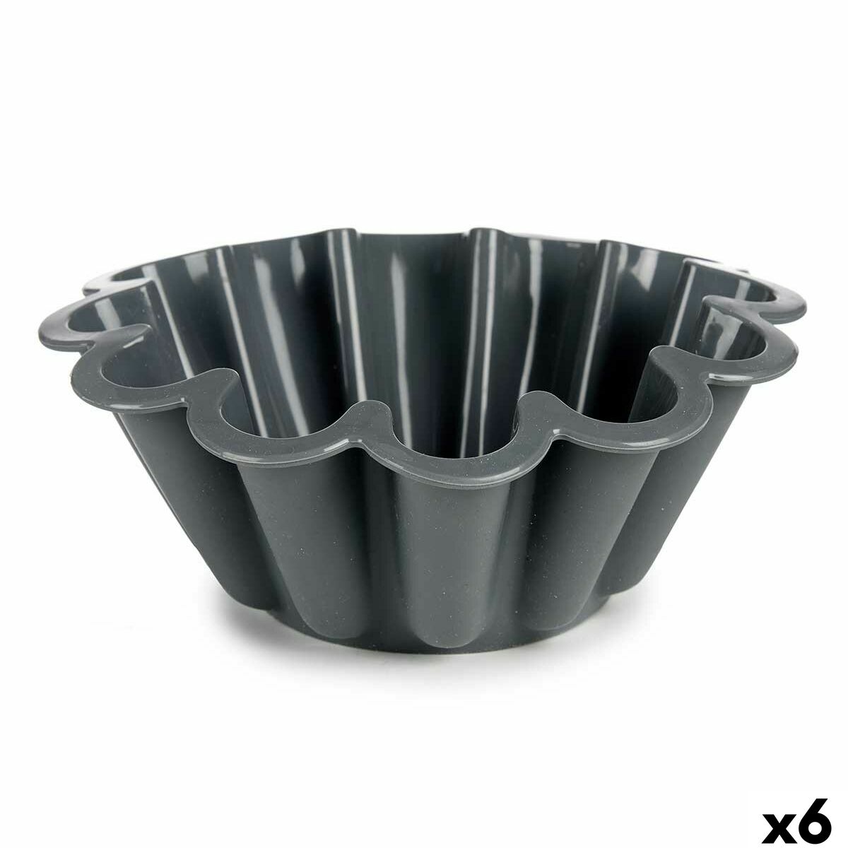 Baking Mould Kinvara HH477 Light grey Dark grey Silicone 1,5 L 24,5 x 10 x 24,5 cm (6 Units) Baking Mould Kinvara HH477 Light grey Dark grey Silicone 1,5 L 24,5 x 10 x 24,5 cm (6 Units)