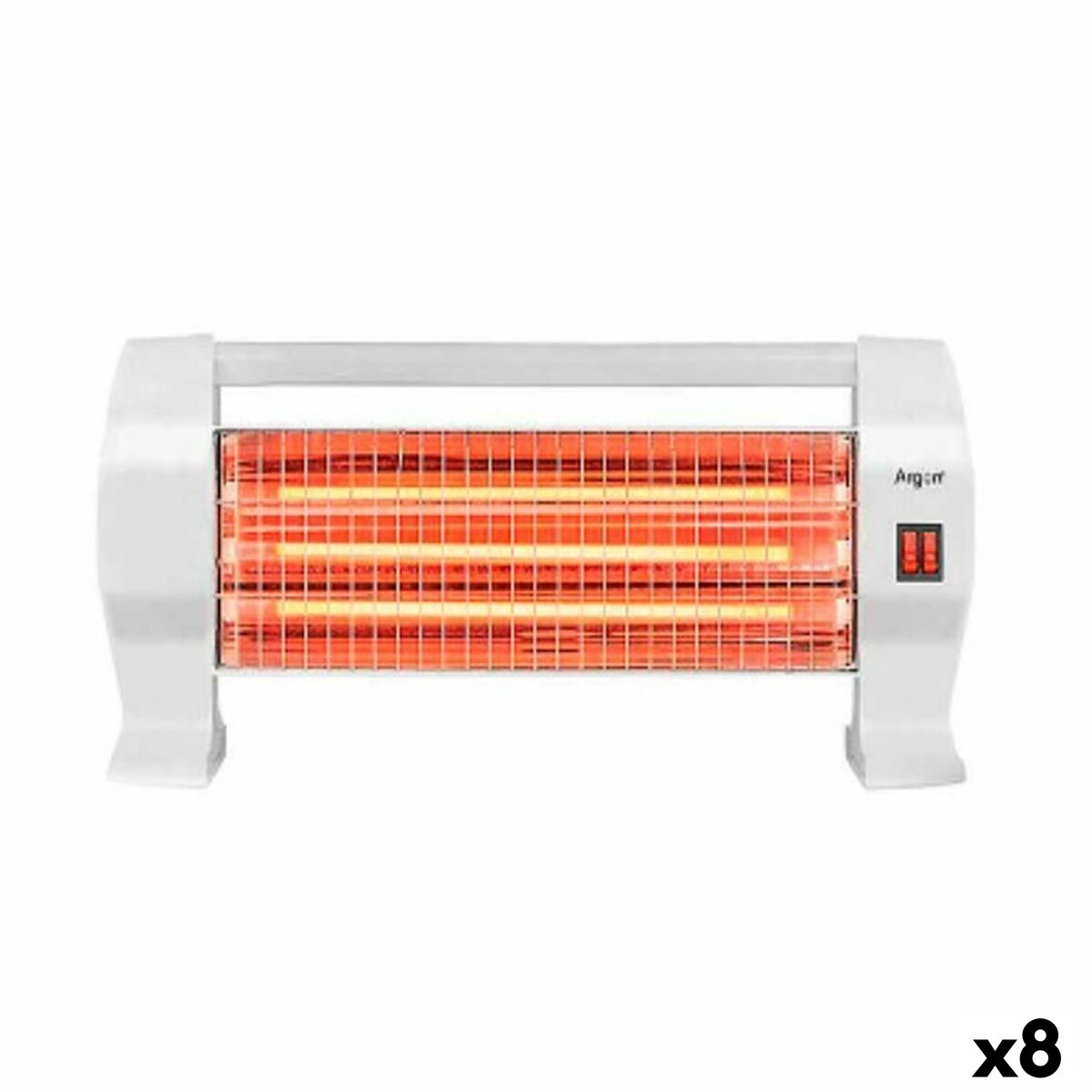 Electric Halogen Heater Argon W-HH1231 White 1200 W (8 Units)