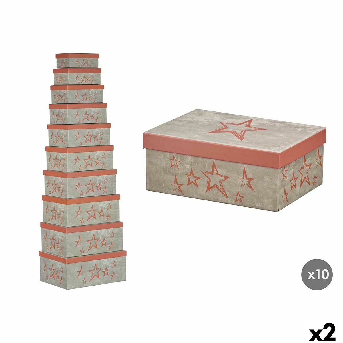 Decorative box Pincello 65 Tile Cardboard (2 Units) Decorative box Pincello 65 Tile Cardboard (2 Units)