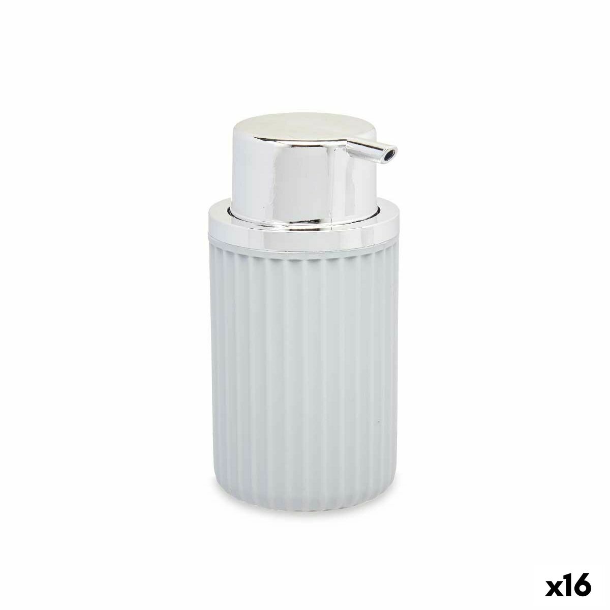 Soap Dispenser Berilo 3236-2 Grey Plastic 450 ml 7 x 14,5 x 8,5 cm (16 Units) Soap Dispenser Berilo 3236-2 Grey Plastic 450 ml 7 x 14,5 x 8,5 cm (16 Units)