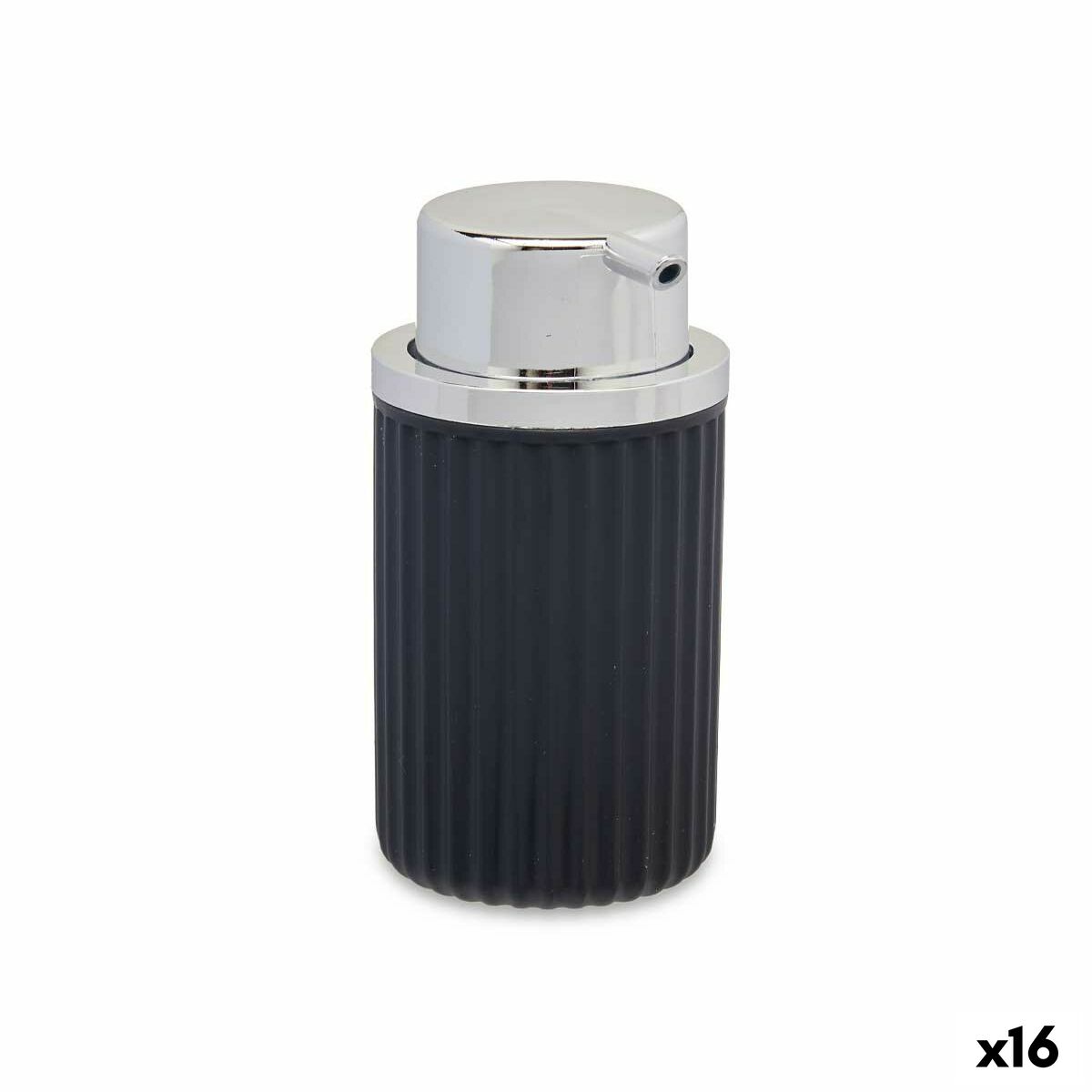 Soap Dispenser Berilo 3236-3 Anthracite Plastic 420 ml 7 x 14,5 x 8,5 cm (16 Units) Soap Dispenser Berilo 3236-3 Anthracite Plastic 420 ml 7 x 14,5 x 8,5 cm (16 Units)