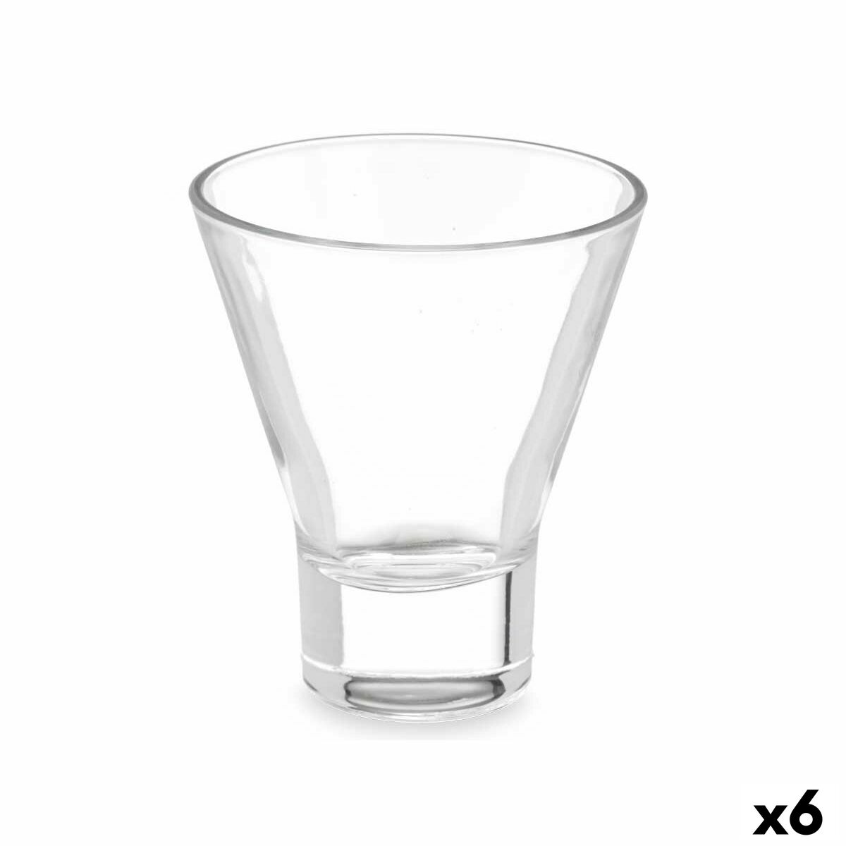 Glass Vivalto Transparent Glass 230 ml (6 Units) Glass Vivalto Transparent Glass 230 ml (6 Units)
