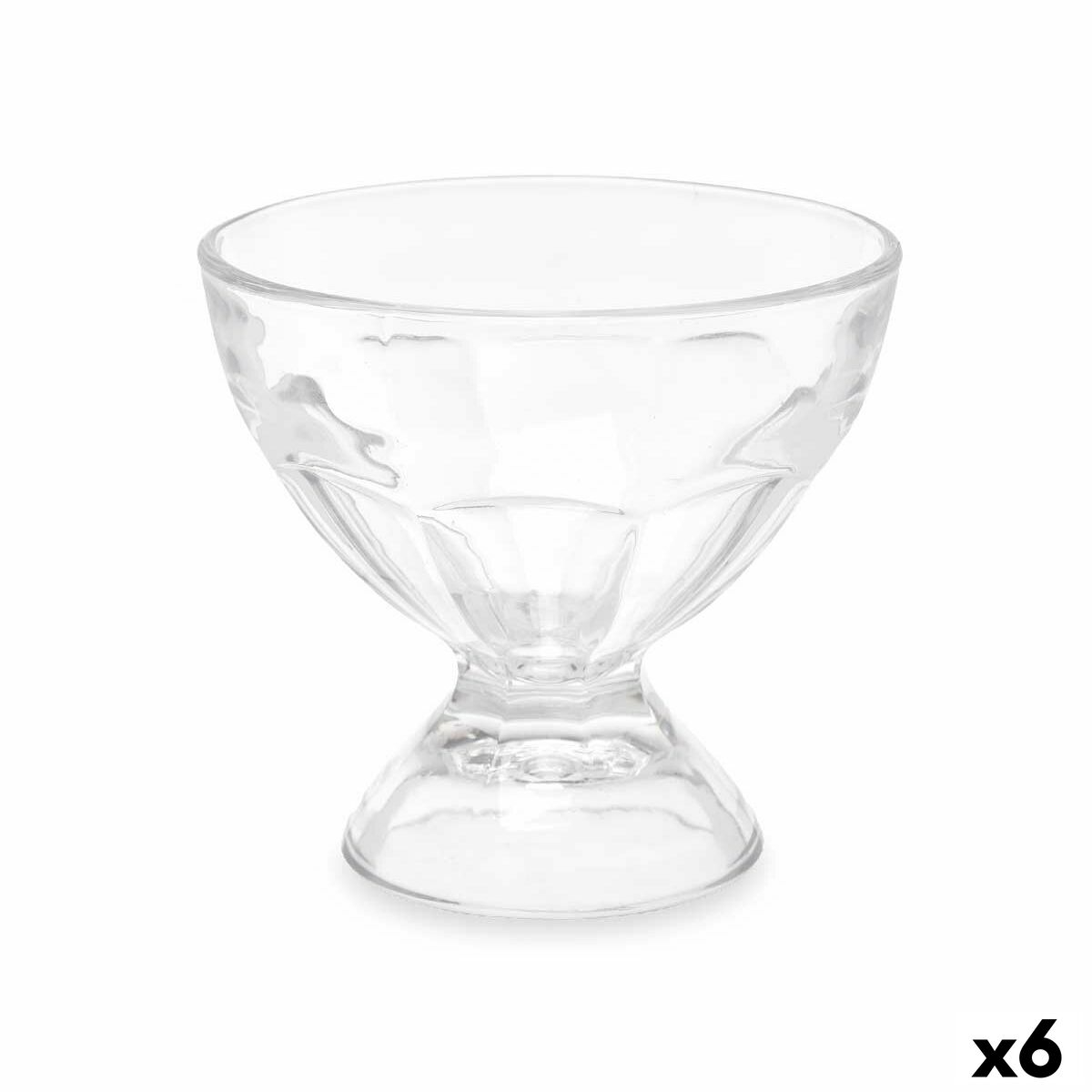 Ice Cream and Milk Shake Glass Vivalto Transparent Glass 280 ml (6 Units) Ice Cream and Milk Shake Glass Vivalto Transparent Glass 280 ml (6 Units)