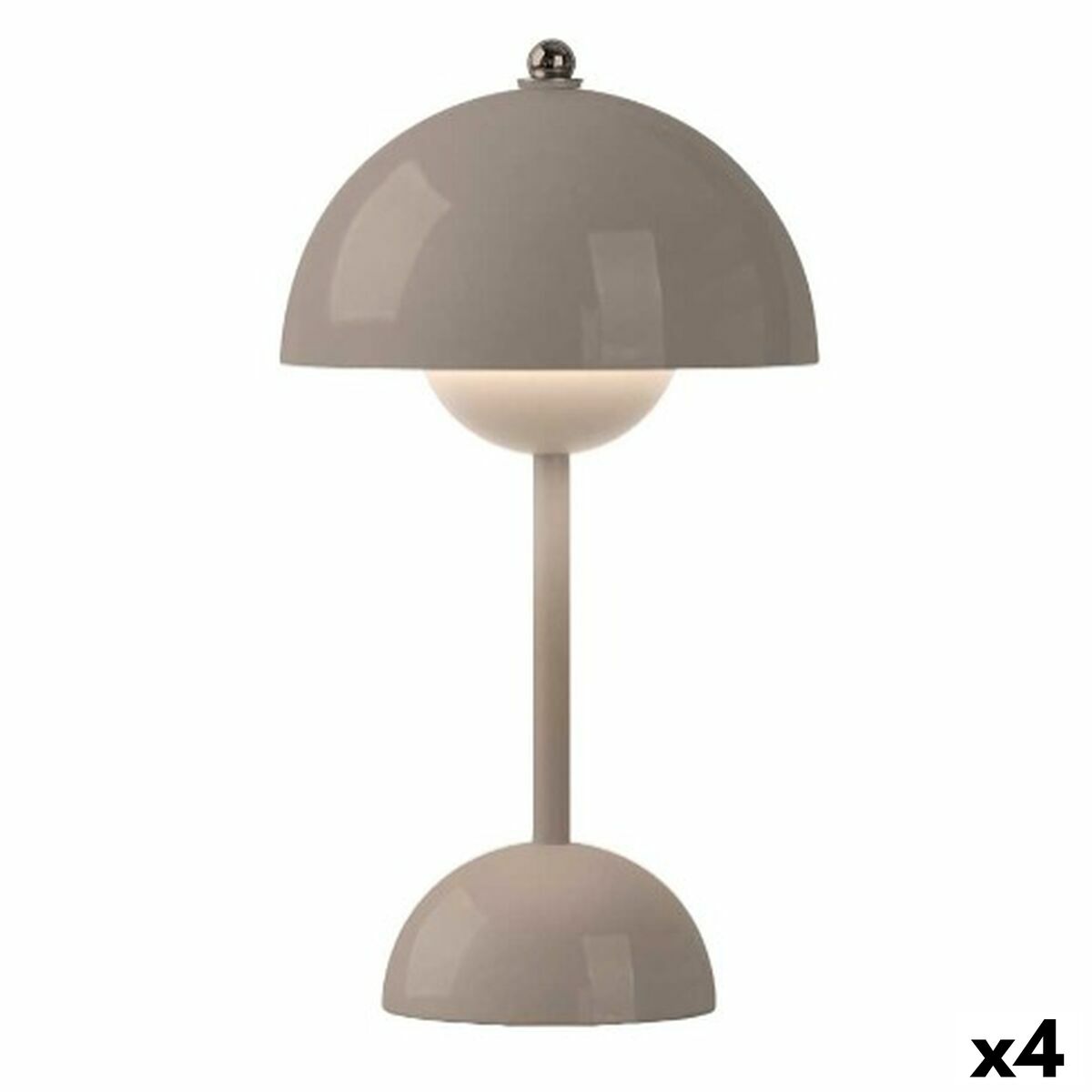 Desk lamp Gift Decor Grey 1,5 W Mushroom (4 Units) Desk lamp Gift Decor Grey 1,5 W Mushroom (4 Units)
