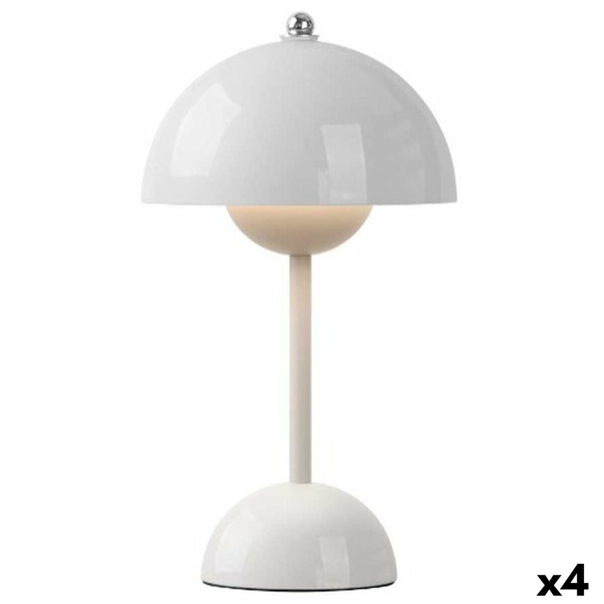 Desk lamp Gift Decor White 1,5 W Mushroom (4 Units) Desk lamp Gift Decor White 1,5 W Mushroom (4 Units)