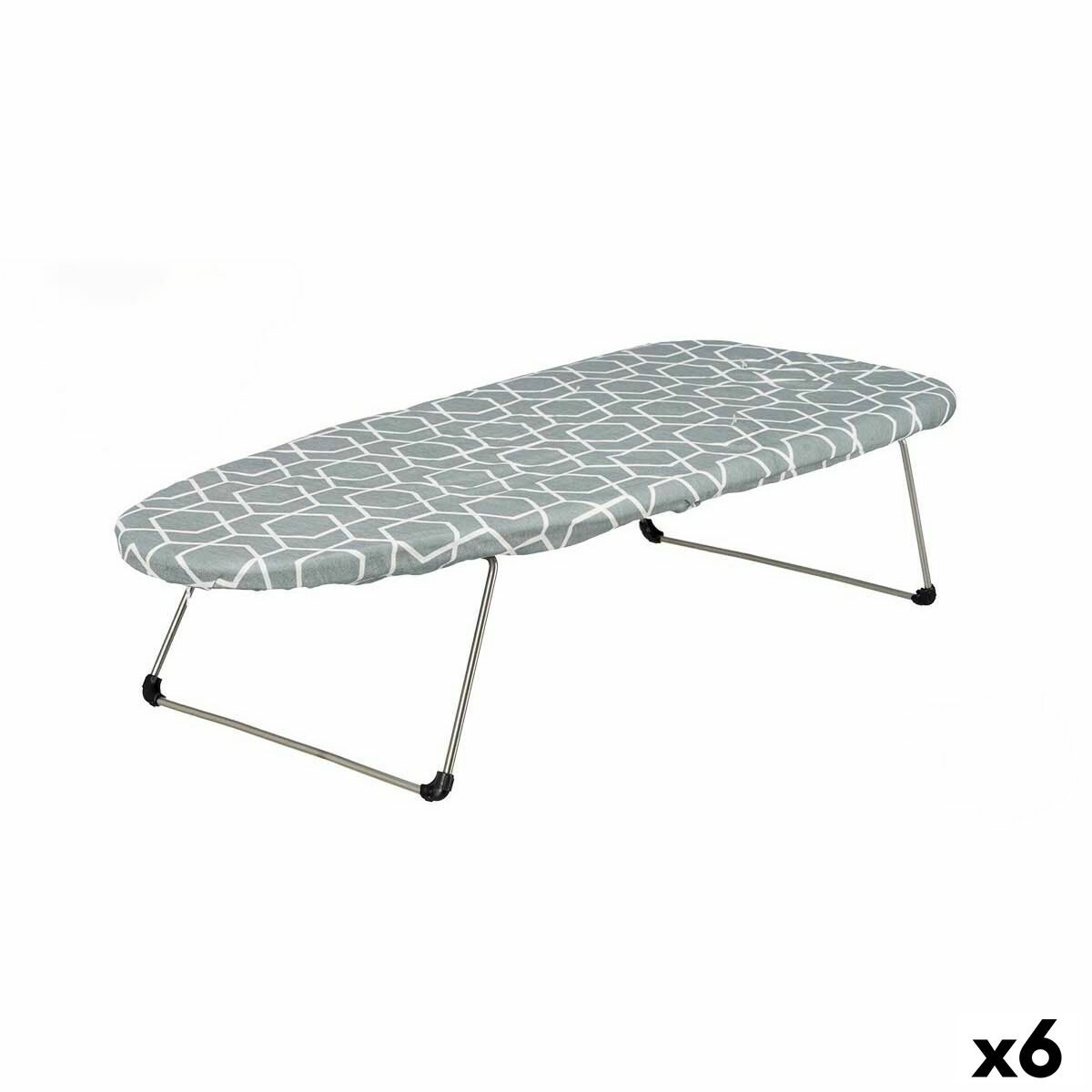 Ironing board Kipit White Grey Metal Cloth Geometric Tablecloth (6 Units) Ironing board Kipit White Grey Metal Cloth Geometric Tablecloth (6 Units)