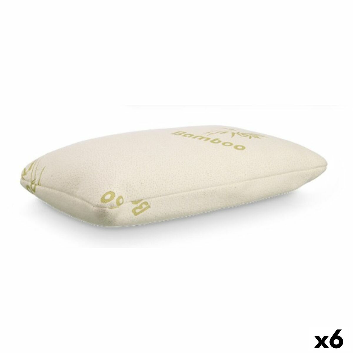 Viscoelastic Pillow Gift Decor White 70 x 15 x 40 cm (6 Units) Viscoelastic Pillow Gift Decor White 70 x 15 x 40 cm (6 Units)
