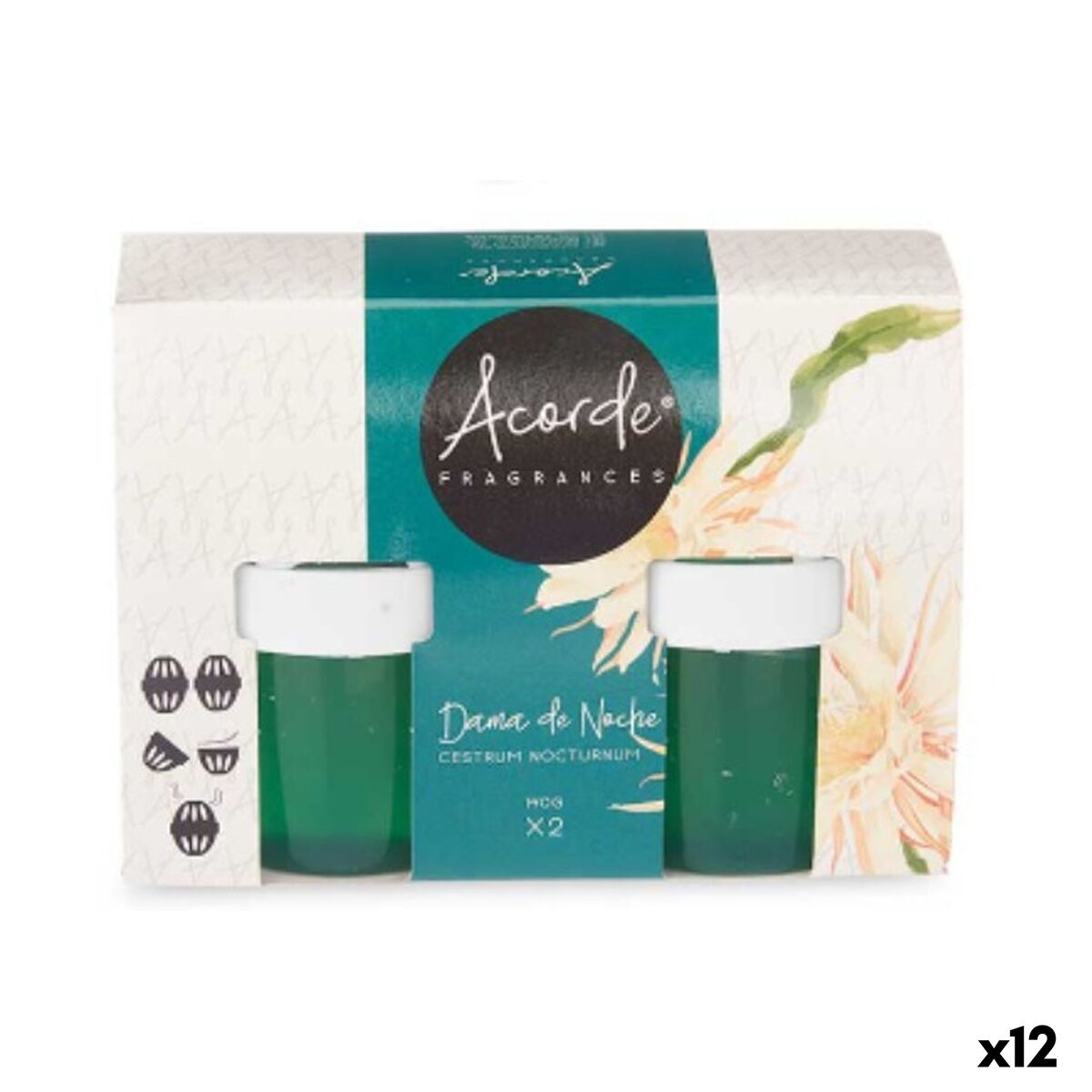 Air Freshener Set Acorde Lady of the night 2 Pieces (12 Units)